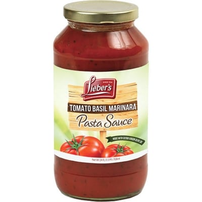 Liebers Pasta Sauce, Tomato Basil 740 g, $0.88/100g