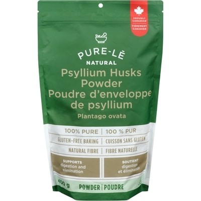 Pure Le Natural Psyllium Husks Powder 400 g, $6.25/100g