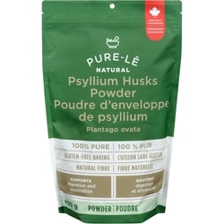 Pure Le Enveloppes de psyllium en poudre Pure-lé 400 g, 6,25 $/100g
