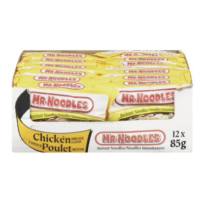 Mr Noodles Instant Noodles, Chicken 12x85.0 g, $0.57/100g
