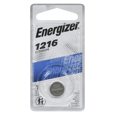 Energizer Battery 1216 Lithium 1 ea, $2.49/1ea