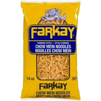 Farkay Nouilles Chow Mein 397 g, 1,26 $/100g