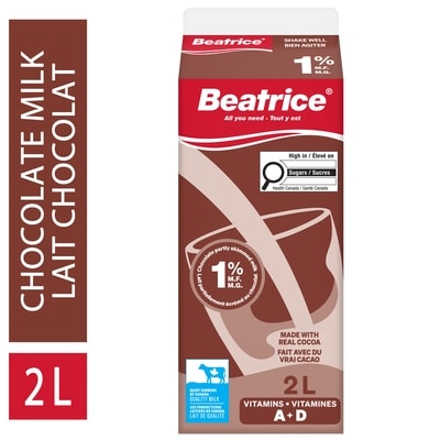 Beatrice Partly Skimmed Chocolate Milk 1% 2 l, $0.30/100ml