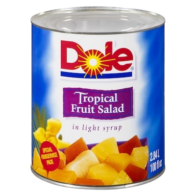 Dole Tropical Fruit Salad 2.84 l, $0.46/100ml