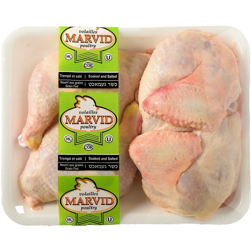 Kosher Whole Chicken, Cut (4 Pieces)