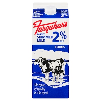 Farquhar FARQUHAR LAIT 2 % 2 l, 0,27 $/100ml