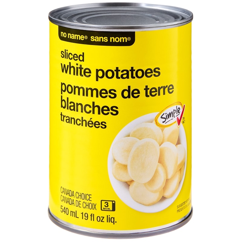 No Name Sliced White Potatoes - 540 ml | No Frills Online