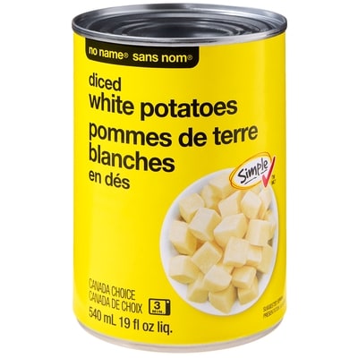 Sans Nom Pommes de terre blanches en dés 540 ml, 0,37 $/100ml