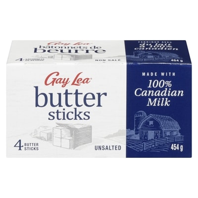 Gay Lea Butter Sticks, Unsalted 454 g, $1.98/100g