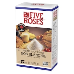 Five Roses Farine tout usage jamais blanchie - 2.5 kg | Your