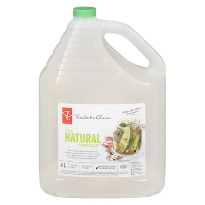 President's Choice The Natural Vinegar 4 l, $0.12/100ml