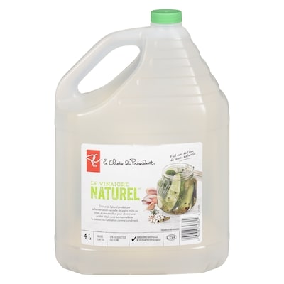 le Choix du Président Le vinaigre naturel 4 l, 0,12 $/100ml