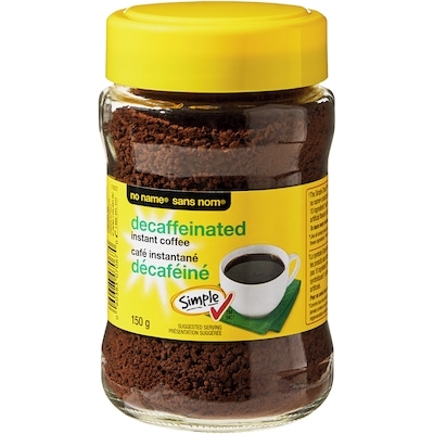 Sans Nom Café instantané décaféiné 150 g, 2,86 $/100g