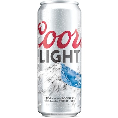 Coors Bière légère (Pièce d’identité requise au moment du ramassage) 710 ml, 0,84 $/100ml