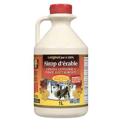 null Sirop d’érable 100 % pur 1 l, 2,10 $/100ml