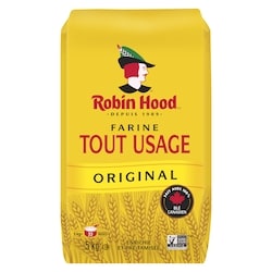 Robin Hood Farine tout usage original 5 kg, 0,27 $/100g