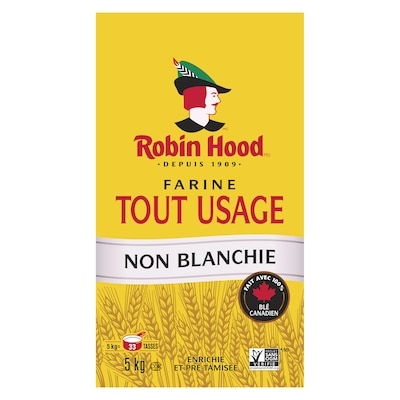 Farine tout usage non blanchie