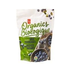 PC Biologique Bleuets sauvages canadiens surgelés Biologique 600 g, 1,17 $/100g