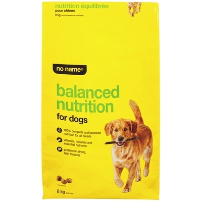 No Name Balanced Nutrition For Dogs 8 kg, $0.30/100g