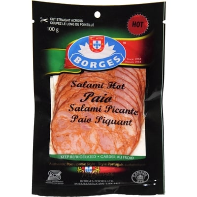 Borges Hot Salami $15.57/1kg $7.06/1lb