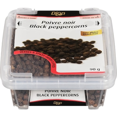 Dion Black Peppercorns 90 g, $7.21/100g