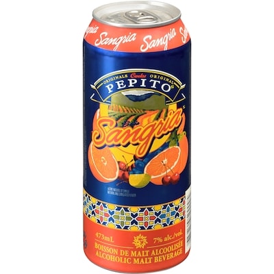 Pepito Pepito Sangria, canette 7 % (Pièce d’identité requise au moment du ramassage) 473 ml, 0,78 $/100ml