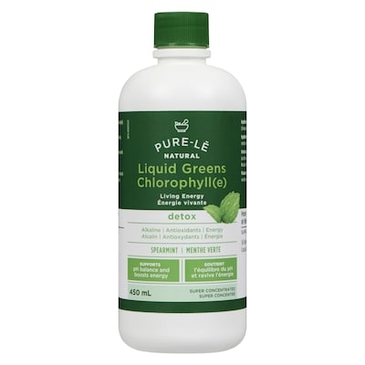 Pure Le Natural Green Liquids Chlorophyll, Mint     450 ml, $4.66/100ml