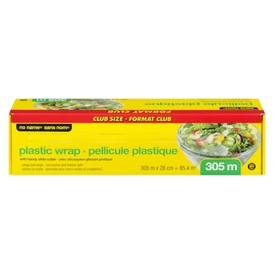 No Name Plastic Wrap, Club Size 305m 1 ea