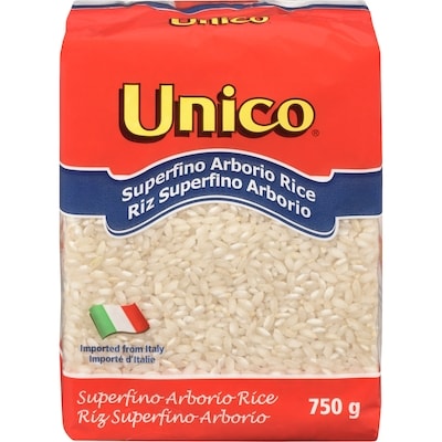 Unico Riz arborio 750 g, 0,87 $/100g