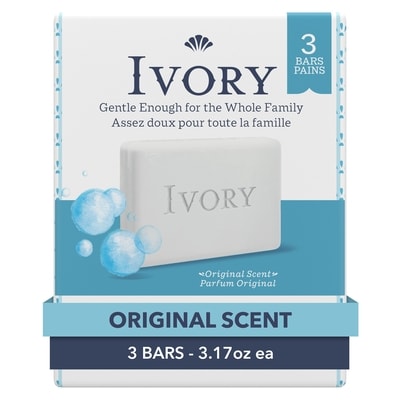 Ivory Bar Soap, Original 3x90.0 g, $1.48/100g