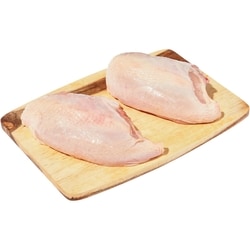 null Poitrines de poulet avec os et peau 16,51 $/1kg 7,49 $/1lb