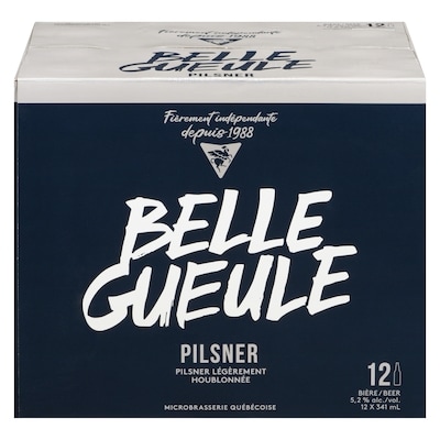 Belle Gueule Pilsner Beer (ID required at pick-up) 12x341.0 ml, $0.44/100ml