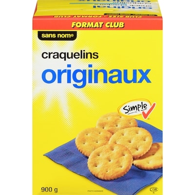 Sans Nom Craquelins originaux 900 g, 1,11 $/100g