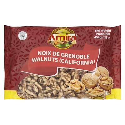 Amira Walnuts, Halves & Pieces 454 g, $3.08/100g