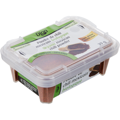 Dion Piment mexicain moulu biologique 39 g, 17,92 $/100g