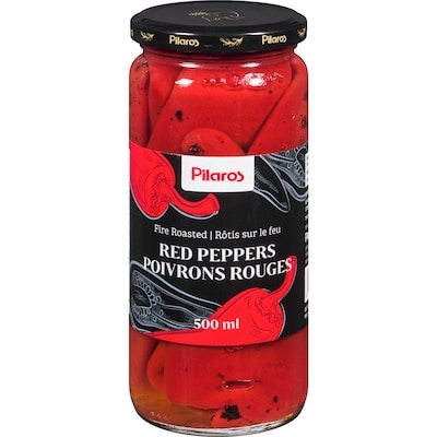 Pilaros Piments rouges rôtis 500 ml, 1,26 $/100ml