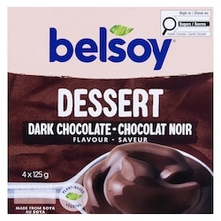 Belsoy Dark Chocolate Dessert - 4x125.0 g | Zehrs