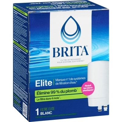 Filtre de rechange pour système de filtration d’eau sur robinet de, blanc