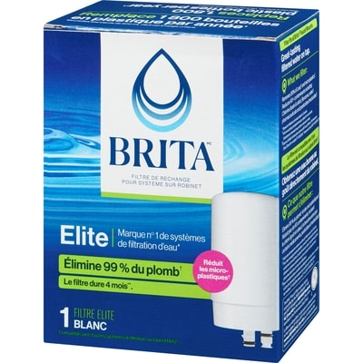 Filtre de rechange pour système de filtration d’eau sur robinet de, blanc