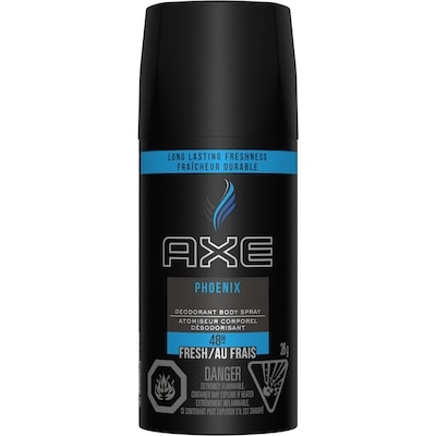 Axe Parfum Quotidien pour hommes AXE Phoenix protection antibactérienne contre les odeurs 28 g, 19,64 $/100ml