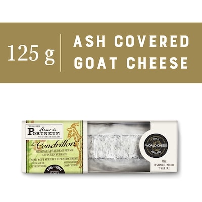 Alexis Portneuf Le Cendrillon Cheese 125 g, $7.99/100g