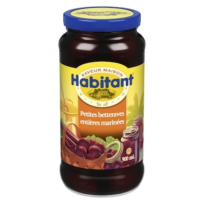 Habitant Petites betteraves entières marinées 500 ml, 0,96 $/100ml