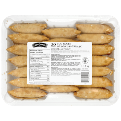 Wong Wing Pâtés impériaux à la viande 1.13 kg, 0,88 $/100g