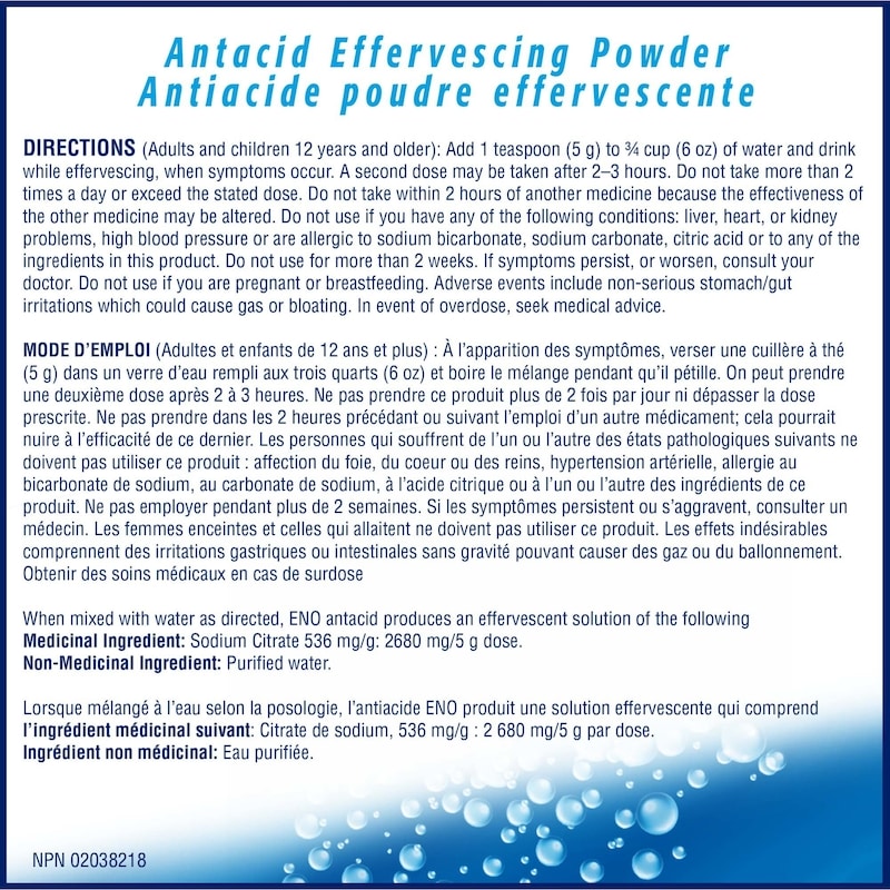 Antacid Powder Bottle