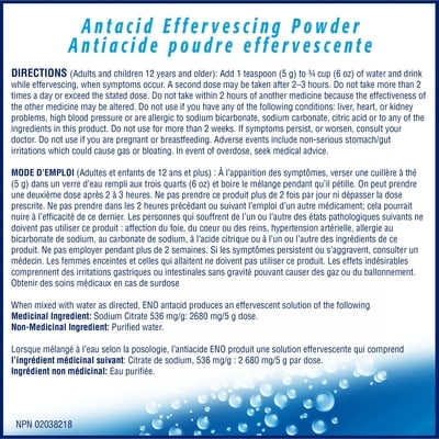Antiacide Poudre Effervescente