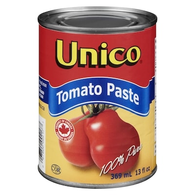 Unico Tomato Paste 369 ml, $0.61/100ml