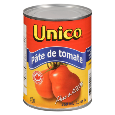 Unico Pâte de tomate 369 ml, 0,68 $/100ml