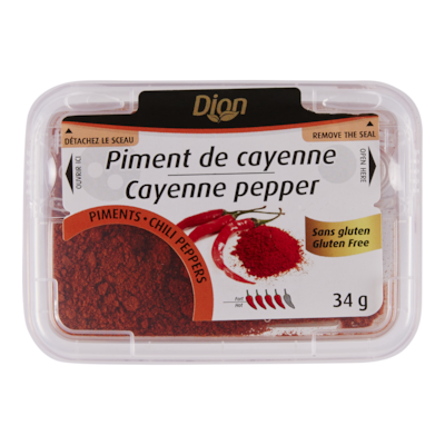 Dion Piment de Cayenne moulu 34 g, 9,68 $/100g