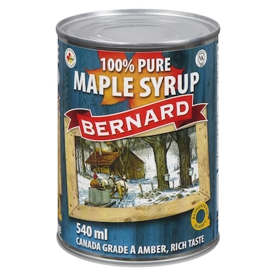 Bernard Maple Syrup, Light 540 ml, $1.85/100ml
