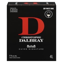 null Christophe Dalbray White Wine 4L (ID required at pick-up) 4 l, $0.92/100ml